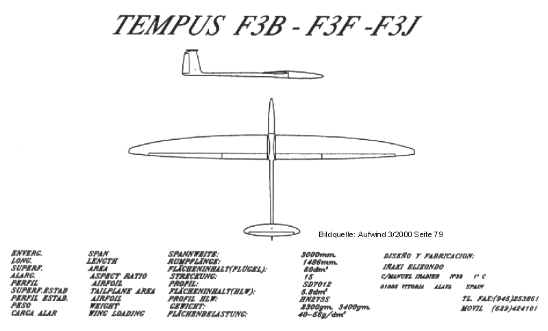 F3B Modell "Tempus"