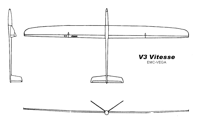 F3B Modell "V3-Vitesse"