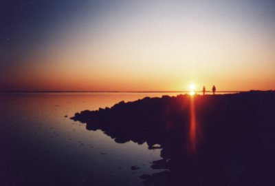 Absolute Stille auf Nordseeinsel Baltrum 1999/2000